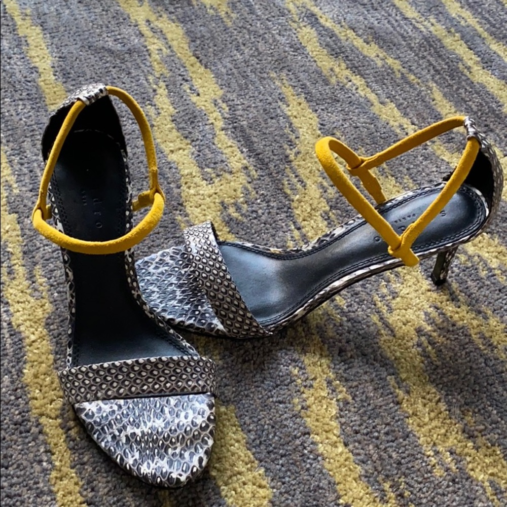 SANDRO PARIS ANKLE STRAP HEEL SANDALS NEW!